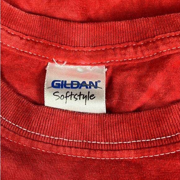 Patriotic USA Kitten Cat Subtle Tie Dye Short Sleeve Tee Shirt Crew Neck Small - Picture 4 of 10